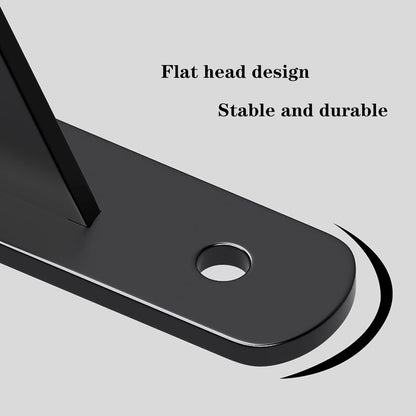 Decorative Shelf Brackets 150×120mm | Black Metal (Pack of 2 or 4)