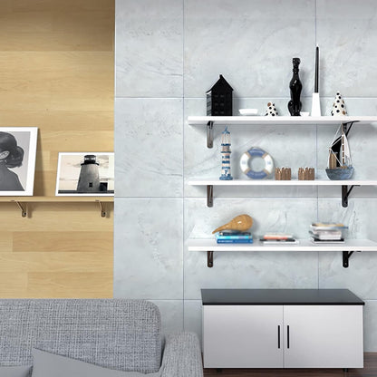 Decorative Shelf Brackets 150×120mm | Black Metal (Pack of 2 or 4)